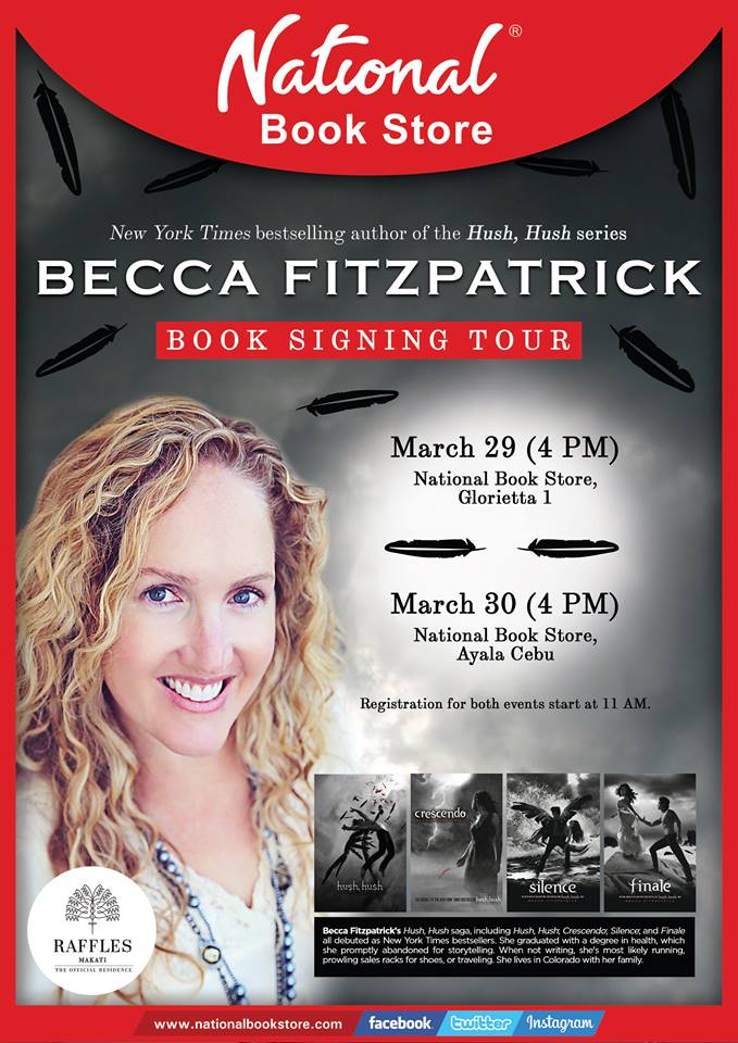 becca fitzpatrick in manila national bookstore book signing event