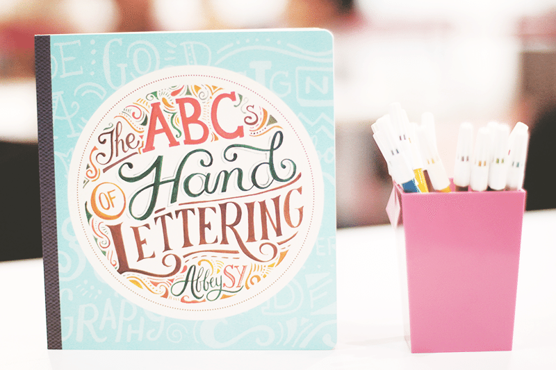 the abcs of hand lettering by abbey sy