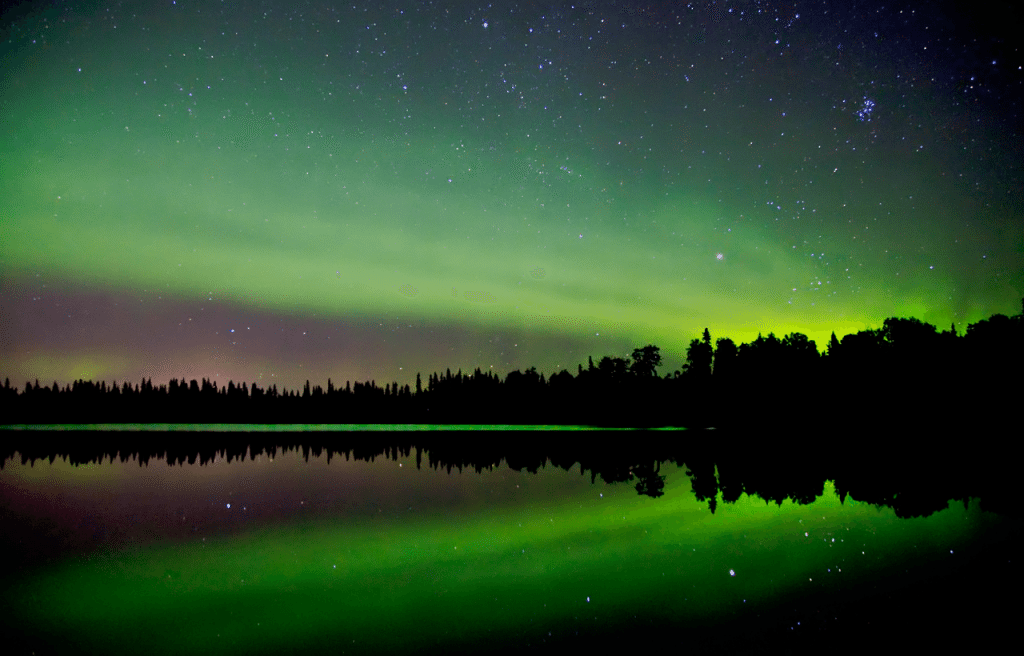 Alaskan-Northern-Lights-Pleaides-Jupiter-Hyades