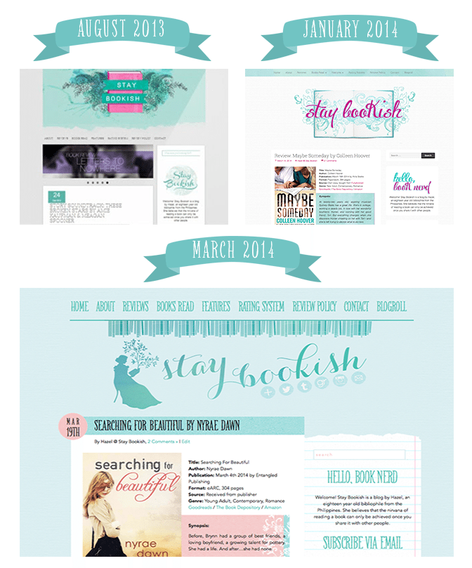 stay bookish design transition