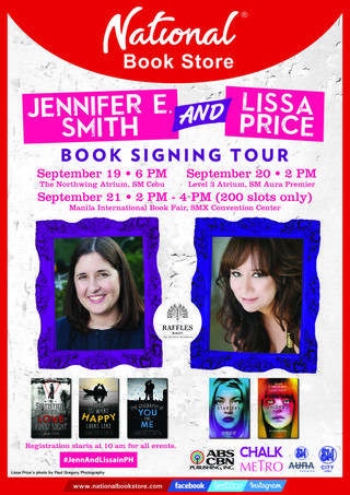 jennifer e smith lissa price book signing philippines