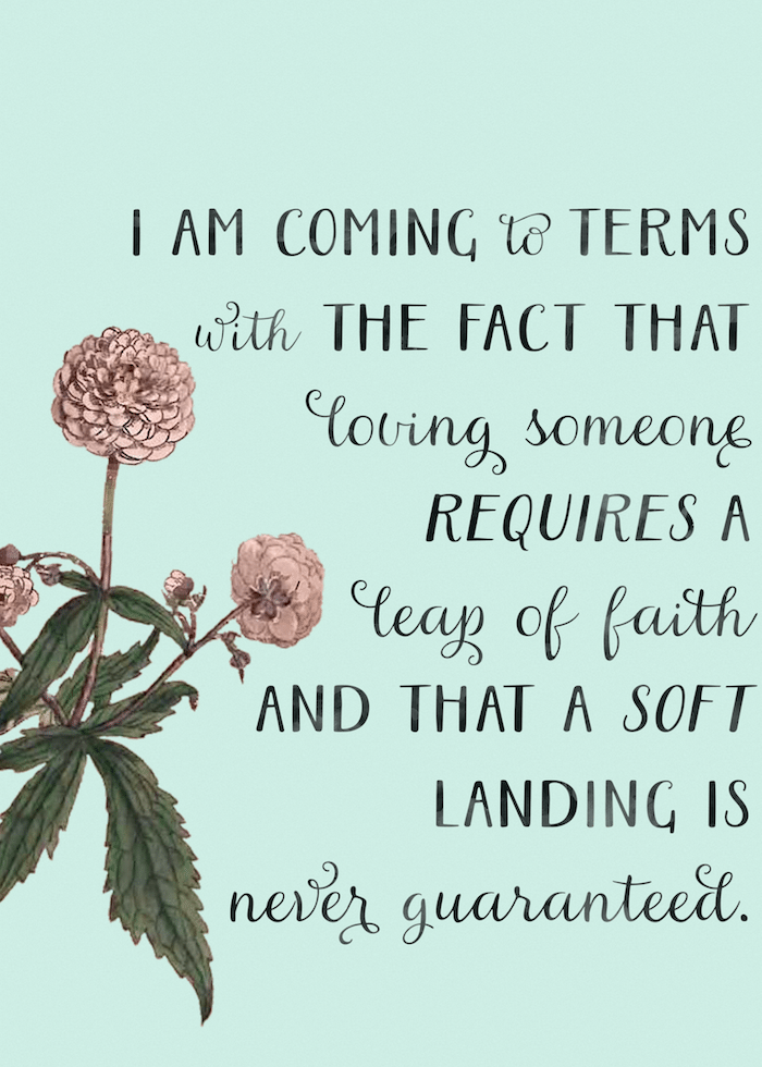 quote from this lullaby by sarah dessen - leap of faith