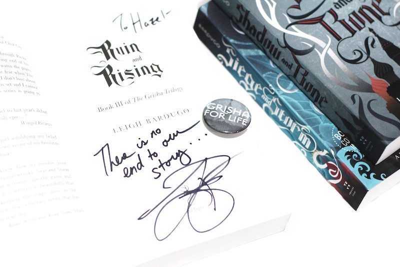signed books ruin and rising grisha for life