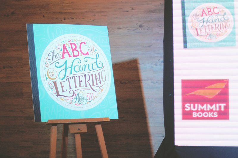 abcs of hand lettering book launch