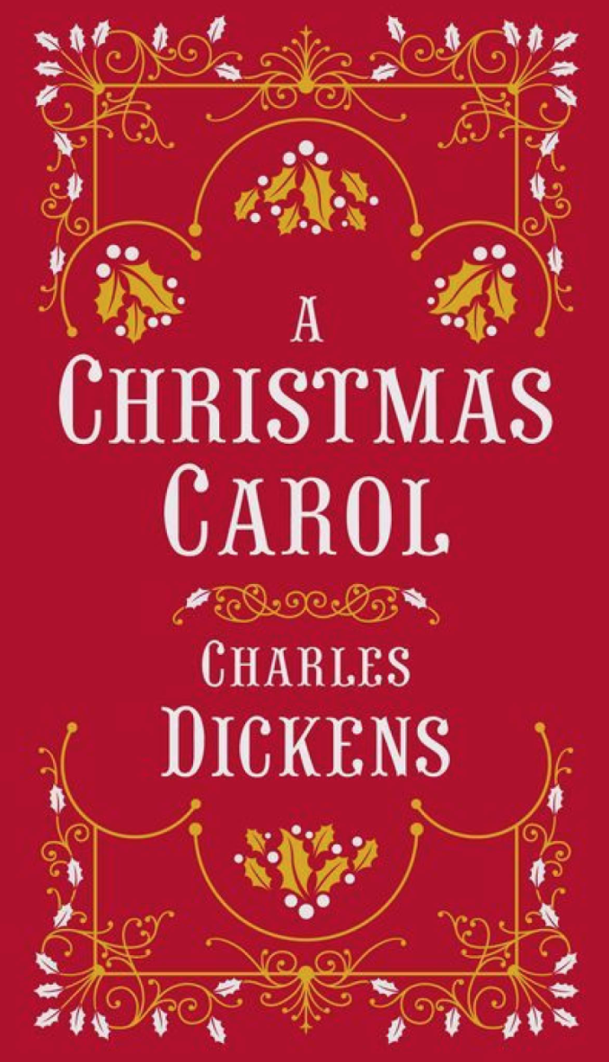 a christmas carol book cover design