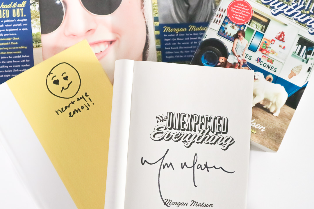 morgan-matson-signed-book-giveaway-the-unexpected-everything