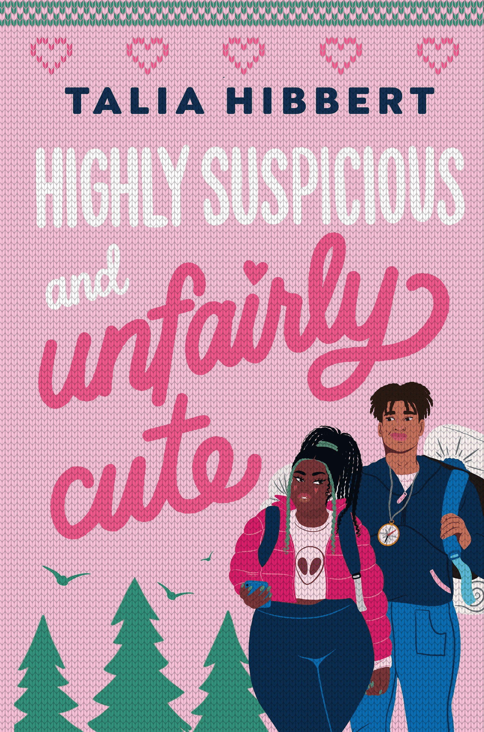 2023 Releases Bookish Christmas Sweaters - Highly Suspicious and Unfairly Cute by Talia Hibbert