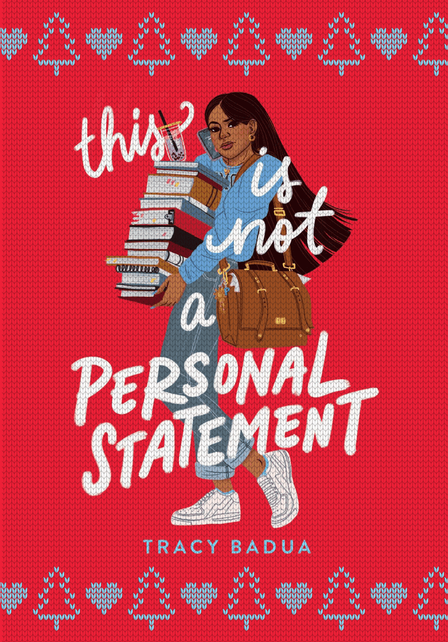 2023 Releases Bookish Christmas Sweaters - This Is Not A Personal Statement by Tracy Badua