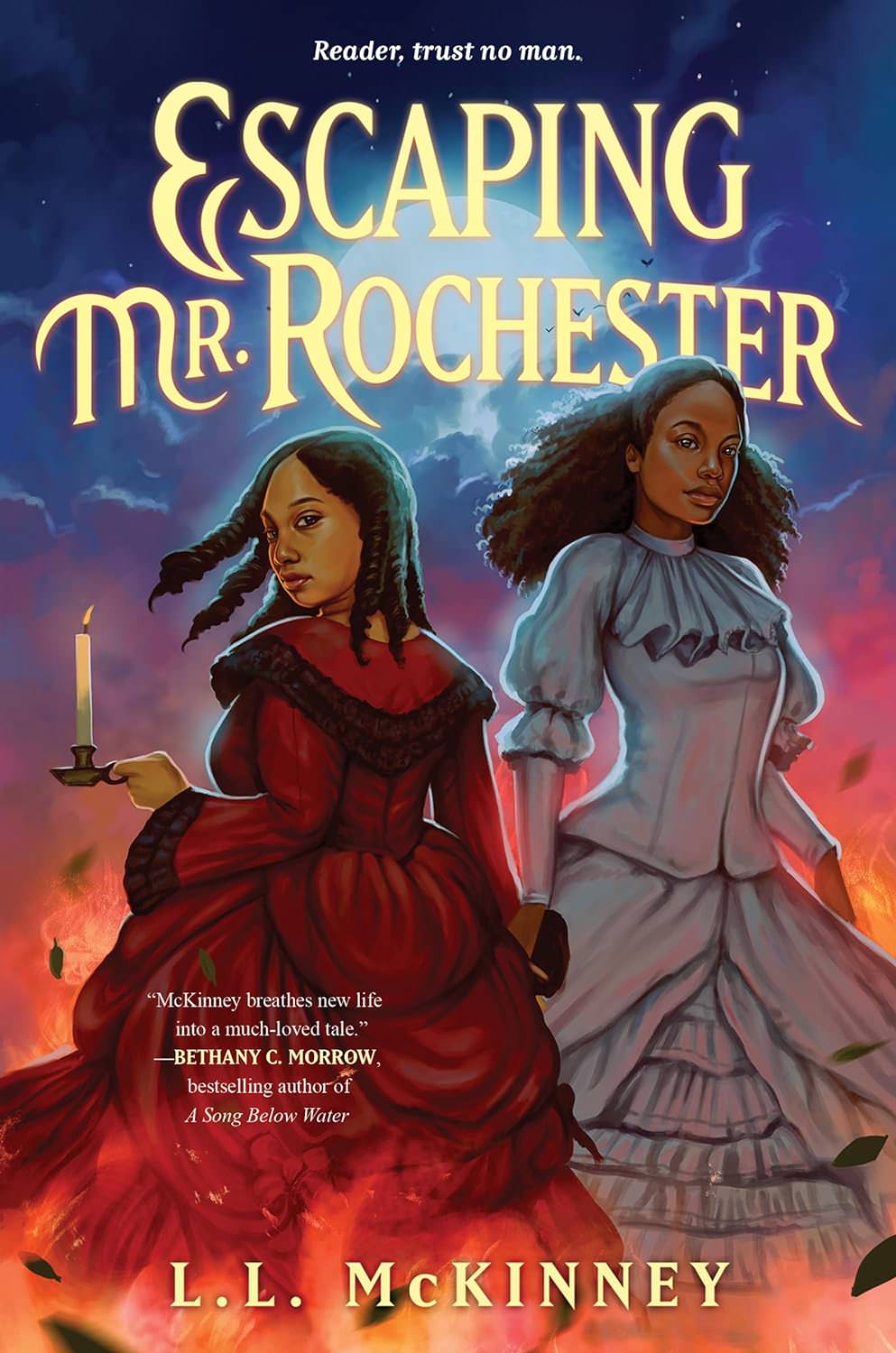 Young Adult Book Cover Escaping Mr. Rochester by LL McKinney